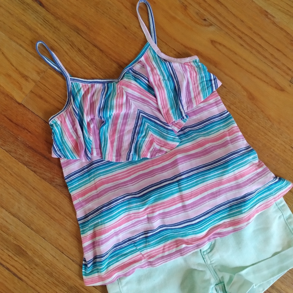 Gymboree Sz8 Girls Cami Top Stripes